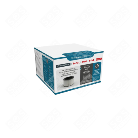 FILTRE 3 EN 1, PRÉFILTRE ET ALLERGY+ D'ORIGINE PURIFICATEUR, HUMIDIFICATEUR - XD6260F0