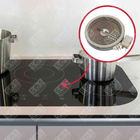 FOYER RADIANT D'ORIGINE PLAQUE DE CUISSON - AS0075628