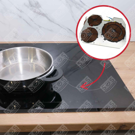INDUCTEUR 3F D'ORIGINE PLAQUE DE CUISSON - AS0070227