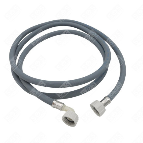 TUYAU D'ARRIVÉE D'EAU UNIVERSEL 2M50 LIVRÉ AVEC JOINTS 20/27 AVEC RACCORDS DROIT X COUDÉ (L2500MM 3/4 F X 3/4 C MACHINE À LAVER, LAVE-LINGE - 3664162064507