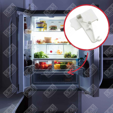 RENFORT SUPÉRIEUR GAUCHE D'ORIGINE FRIGO, RÉFRIGÉRATEUR, CONGÉLATEUR - 45X5854