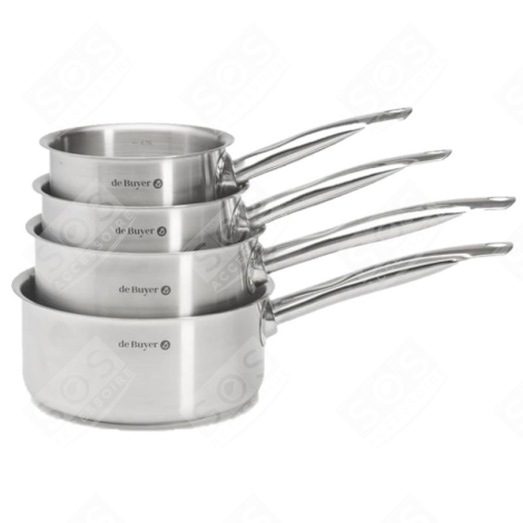 LOT 4 CASSEROLES INOX D'ORIGINE ACCESSOIRES ET ENTRETIEN - DB350104