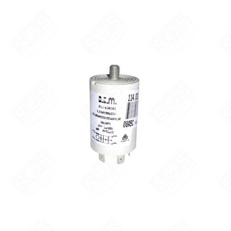 CONDENSATEUR ANTIPARASITE UNIVERSEL 0,47ΜF MACHINE À LAVER, LAVE-LINGE - CAP200UN