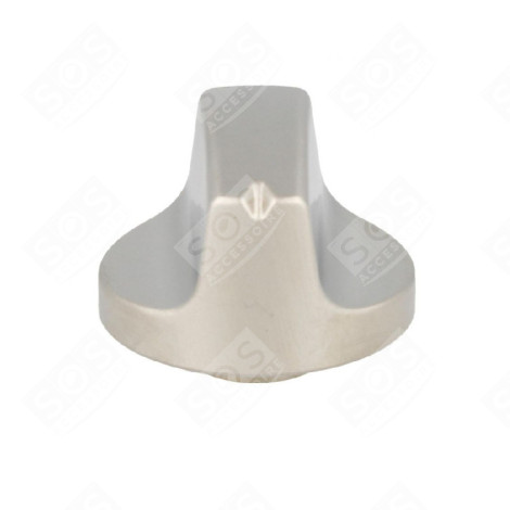 BOUTON DE GAZ D'ORIGINE NICKEL SATINÉ FOUR, CUISINIÈRE - 81218023