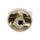 BOUTON DE GAZ D'ORIGINE NICKEL SATINÉ FOUR, CUISINIÈRE - 81218023