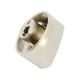 BOUTON DE GAZ D'ORIGINE NICKEL SATINÉ FOUR, CUISINIÈRE - 81218023