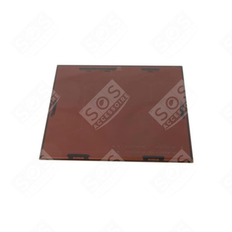 DESSUS EN VERRE VITROCÉRAMIQUE NOIR (590X520MM)  PLAQUE DE CUISSON - 7321424105458