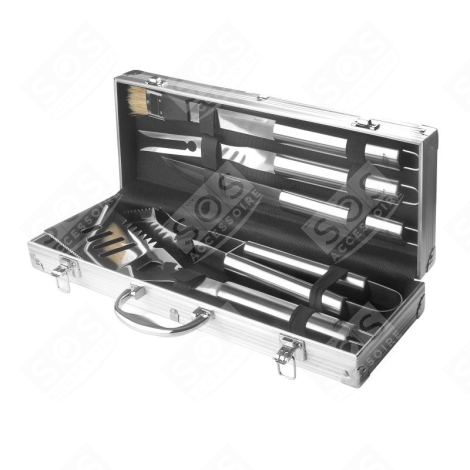 MALLETTE BARBECUE 5 PIÈCES D'ORIGINE RACLETTE, GRIL, WOK - LA60260