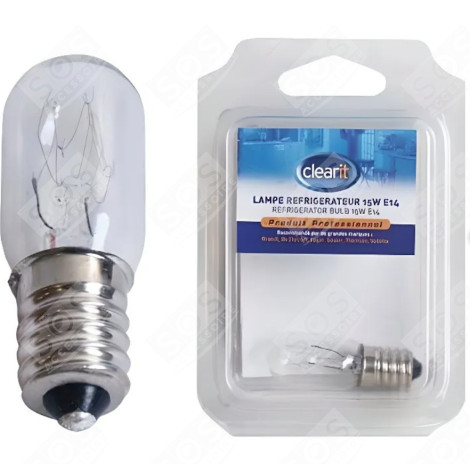 AMPOULE 15W E14 D'ORIGINE FRIGO, RÉFRIGÉRATEUR, CONGÉLATEUR - 41S8790