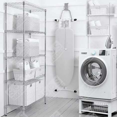 SOCLE RÉHAUSSEUR UNIVERSEL AVEC PANIER SÈCHE-LINGE - 3422159
