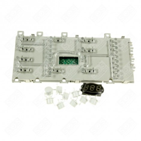 CARTE ÉLECTRONIQUE, MODULE DE COMMANDE D'ORIGINE MACHINE À LAVER, LAVE-LINGE - 1100991072, 1100992120