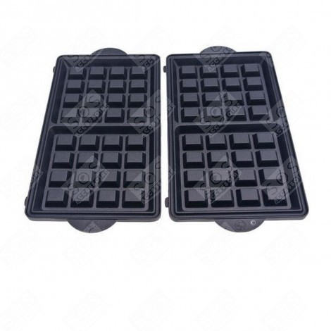 JEU DE 2 PLAQUES GAUFRES GAUFRIER, CROQUE-MONSIEUR - MS-0926255