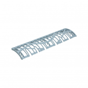 Support basculant pour panier superieur bleu evo3