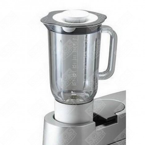 AT337 - BLENDER ACRYLIQUE COMPLET BLANC 1,5L ROBOT MÉNAGER - AWAT337B01
