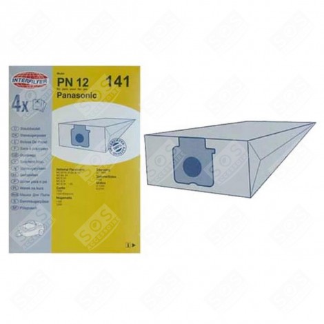 BOÎTE DE 4 SACS PAPIER ASPIRATEUR - 09719493