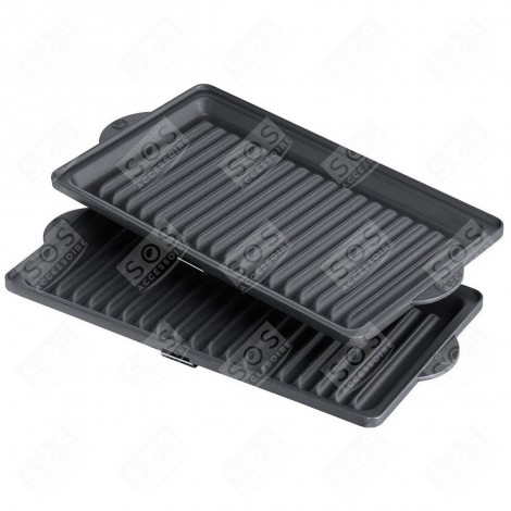 LOT DE PLAQUES GRILL GAUFRIER, CROQUE-MONSIEUR - TS-01034850