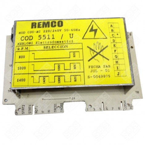 CARTE ÉLECTRONIQUE, MODULE DE PUISSANCE D'ORIGINE MACHINE À LAVER, LAVE-LINGE - C00057245