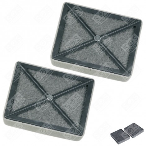 LOT DE 2 FILTRES CHARBON HOTTE - 3174715