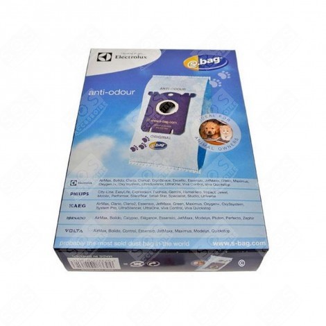 BOÎTE DE 4 SACS POUSSIÈRES ANTI ODEURS D'ORIGINE ASPIRATEUR - 9001660068