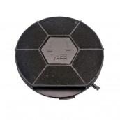 Filtre charbon rond type 28 CHF28/1 (à l'unité)   240X34 mm