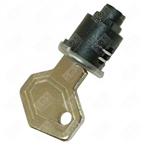 CLÉ AVEC SERRURE D'ORIGINE FRIGO, RÉFRIGÉRATEUR, CONGÉLATEUR - 481241738033