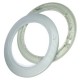 CADRE EXTÉRIEUR + INTÉRIEUR DE HUBLOT D'ORIGINE MACHINE À LAVER, LAVE-LINGE - C00058449