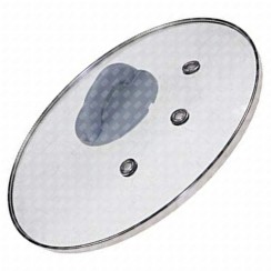 Couvercle verre + bouton