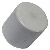 Bouton poussoir blanc