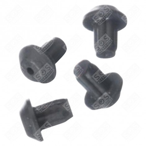 PIED EN CAOUTCHOUC  D'ORIGINE FOUR, CUISINIÈRE - 00166281, 00632783