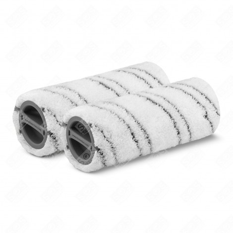 SET GRIS DE BROSSES-ROULEAUX EN MICROFIBRE NETTOYEUR VAPEUR - 20550070, 2.055-007.0