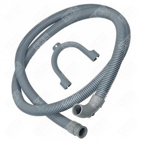 TUYAU DE VIDANGE D'ORIGINE AVEC CROSSE 2M MACHINE À LAVER, LAVE-LINGE - 481953028546, 481281728078