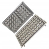 Jeu de 2 plaques grille viande