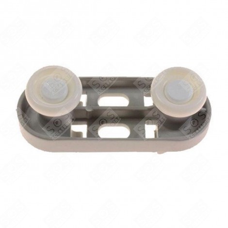 ROULETTE + SUPPORT DE PANIER SUPÉRIEUR D'ORIGINE LAVE-VAISSELLE - VJ8A000M4