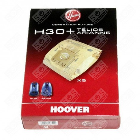 BOITE DE 5 SACS ANTIBACTERIE H30S SENSORY TELIOS ARIANNE ASPIRATEUR - 09178278