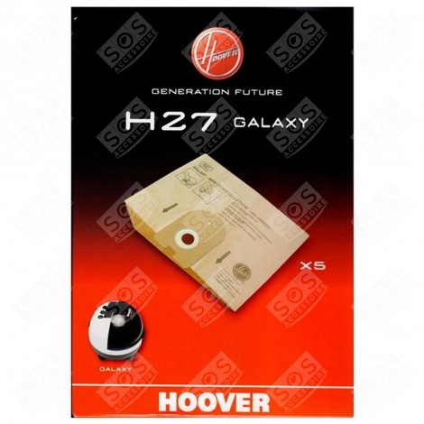 BOITE DE 5 SACS H27 GALAXY ASPIRATEUR - 09178443