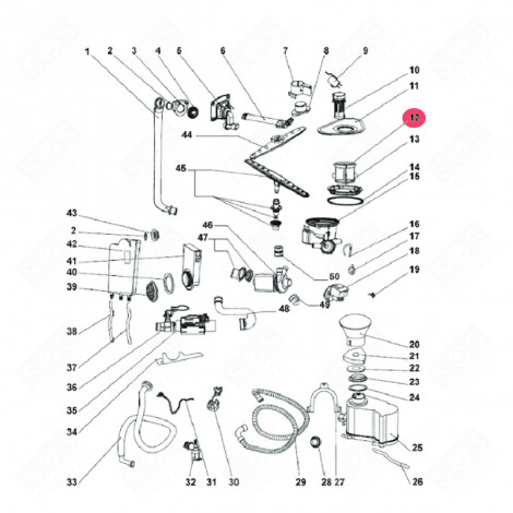 MICRO FILTRE  LAVE-VAISSELLE - 34420628