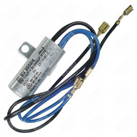 CONDENSATEUR ANTI-PARASITE 0,2UF+2X2400P ASPIRATEUR - 1091620