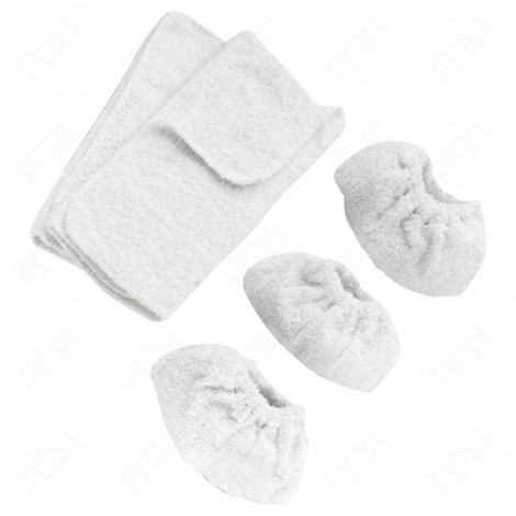 JEU DE CHIFONNETTES ( 3 BONNETTES + 2 SERPILLÈRES) ASPIRATEUR - 6.960-019.0