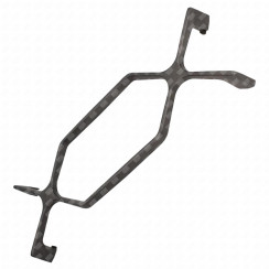 Grille double support casserole d'origine  430x133x45 mm