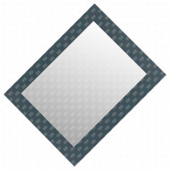 Vitre de porte intérieure d'origine    -   525X415 mm