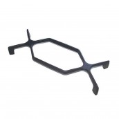 Grille support casseroles grand modèle d'origine  410X150X45 mm