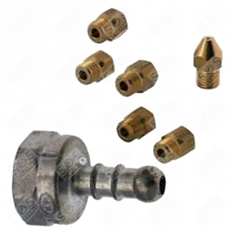 JEU D'INJECTEURS, GICLEURS GAZ BUTANE/ PROPANE FOUR, CUISINIÈRE - 92X1630