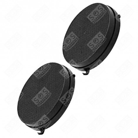 LOT DE 2 FILTRES CHARBON RONDS (TYPE 6)  170 MM HOTTE - 103050091