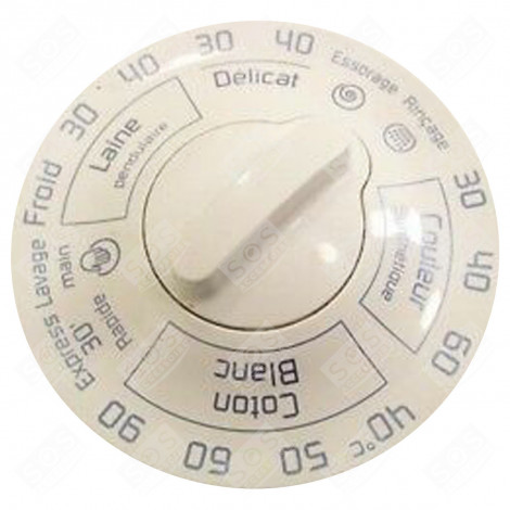 BOUTON DE PROGRAMMATEUR MACHINE À LAVER, LAVE-LINGE - 52X1671