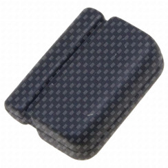 Heurtoir couvercle en verre gris d'origine