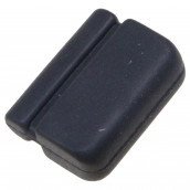 Heurtoir couvercle en verre gris d'origine