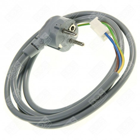 CABLE D'ALIMENTATION D'ORIGINE MACHINE À LAVER, LAVE-LINGE - 1268830823, 3792825121