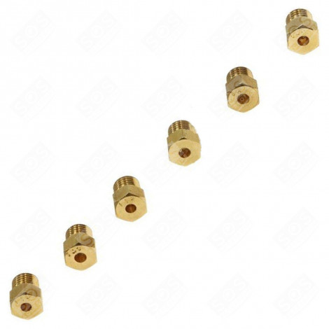 JEU D'INJECTEURS, GICLEURS GAZ NATUREL FOUR, CUISINIÈRE - 49023144