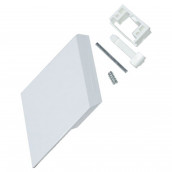 Kit poignée blanche + crochet + axe + ressort