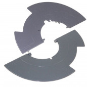 Lot de 2 clapets bac à poussières